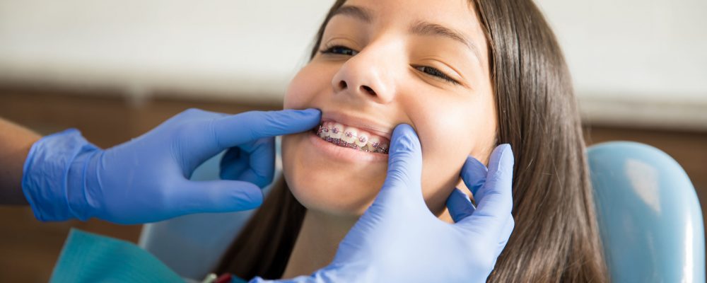 Child with braces